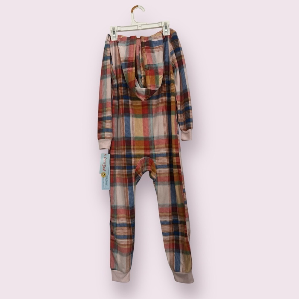 Cat&Jack Onesie Kids Colorfall Holiday Fall Pajama Size 6/7 - Picture 3 of 6